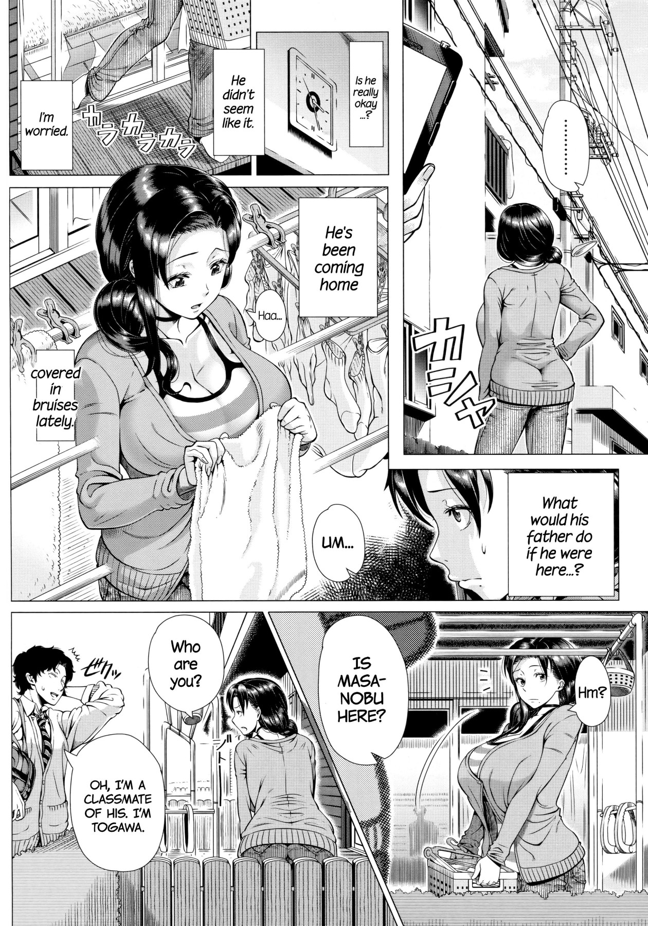 Hentai Manga Comic-First Time With Someone Else's Wife-Read-135